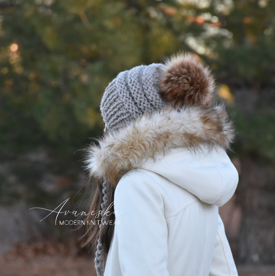 Knit Fitted Hat | THE EMPRESS
