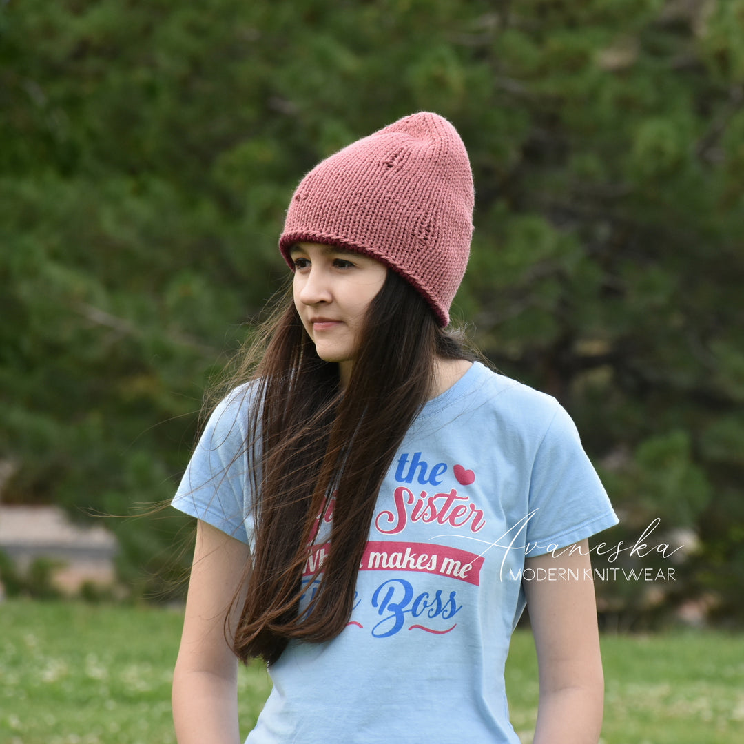 Non-Wool Knit Unisex Slouchy Beanie Hat | The ZINA