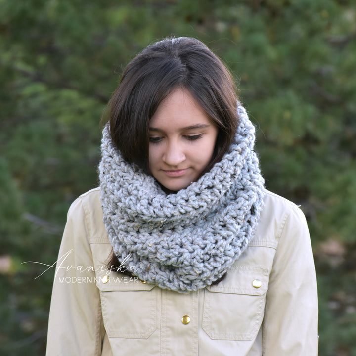 Knit Woolen Cowl Neck Warmer Scarf | THE LINCOLN