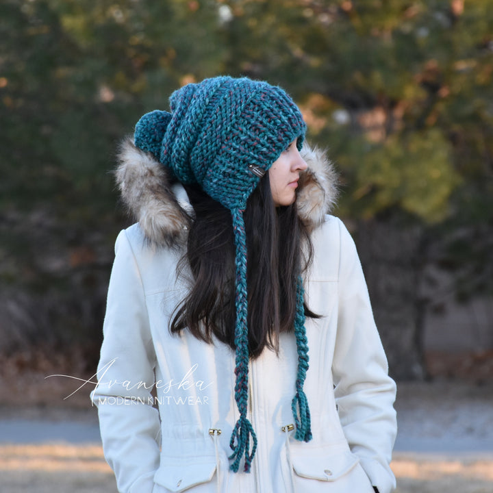 Knit Extra Slouchy Hat | THE EMPRESS
