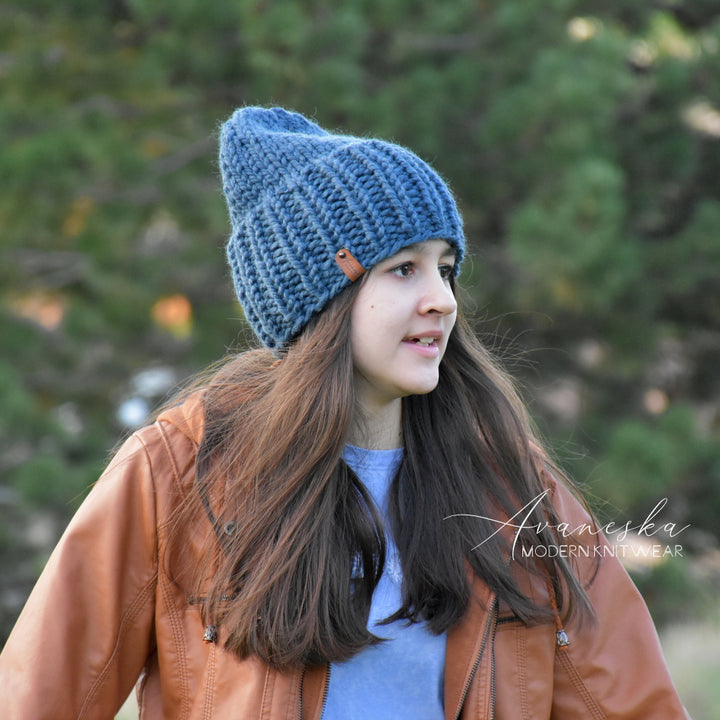Knit Chunky Woolen Winter Slouchy Hat Beanie | THE LUCY