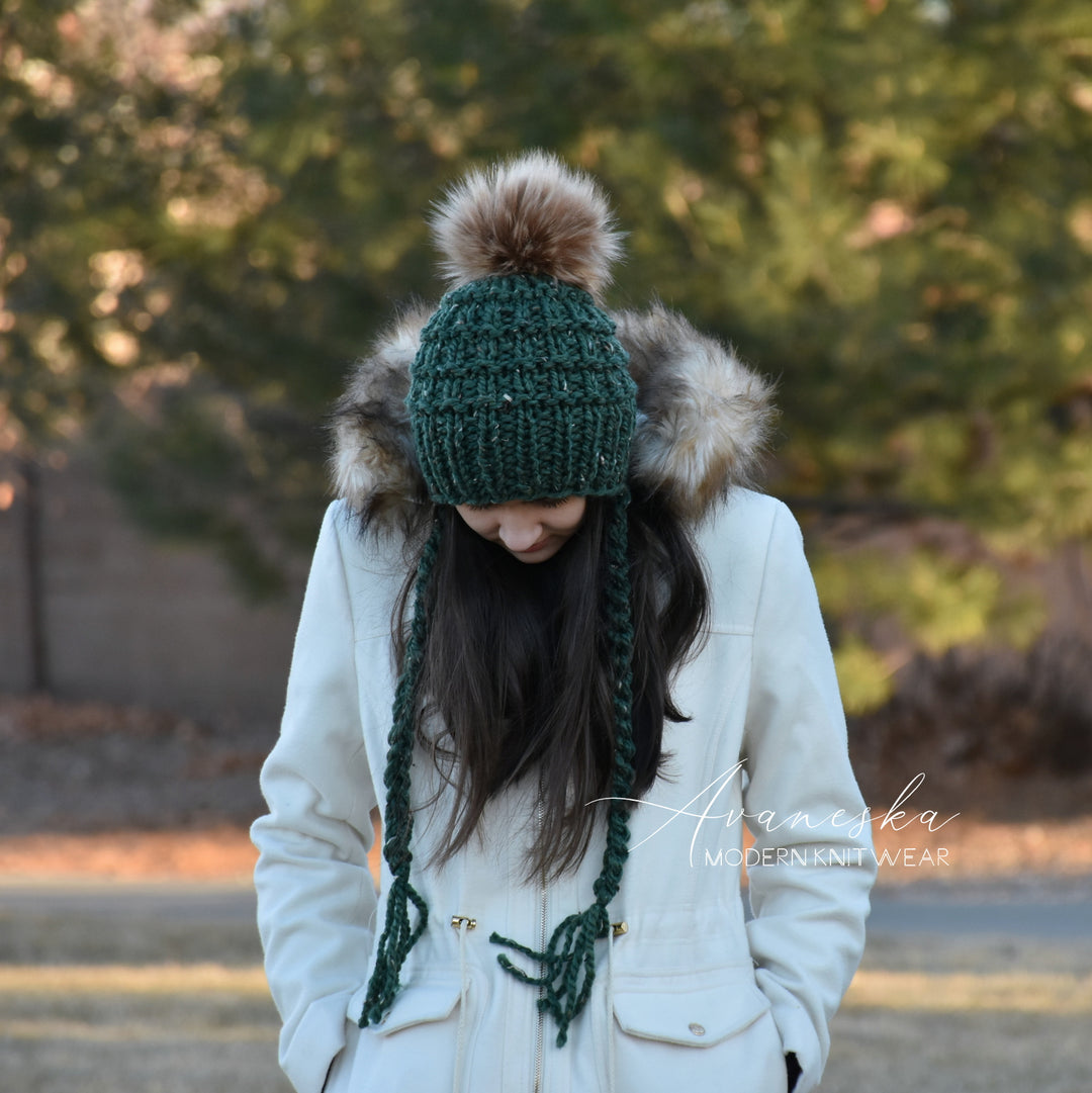 Bonnet Style Fitted Hat | The VISCOUNTESS Avaneska Knitwear Bonnet Style Fitted Hat | The VISCOUNTESS Avaneska Knitwear