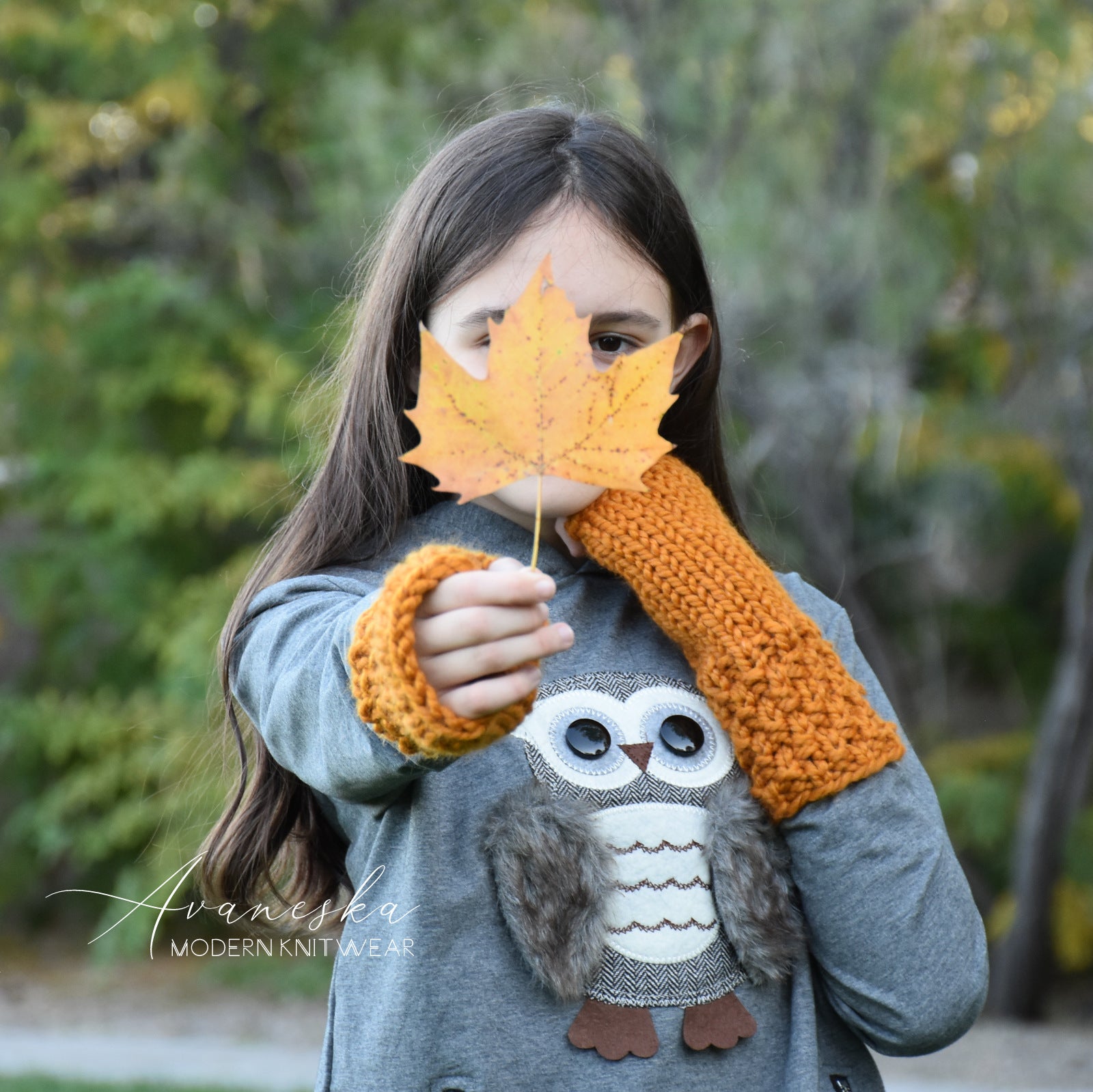 Knit Chunky Woolen Fingerless Arm Warmers Gloves