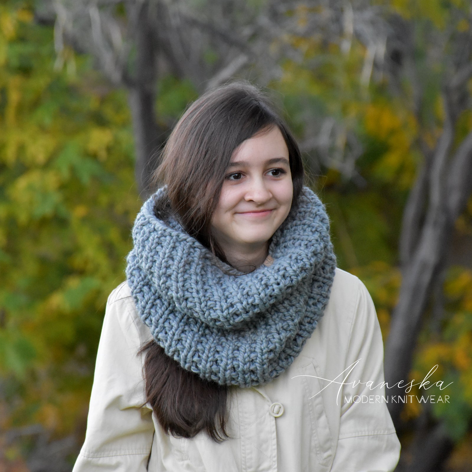 Knit Chunky Scarf | THE HANOVER – Avaneska Knitwear