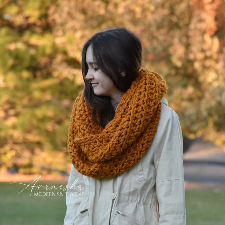 Woman's Knit Crochet Wool Winter Bulky Chunky Oversized Scarf