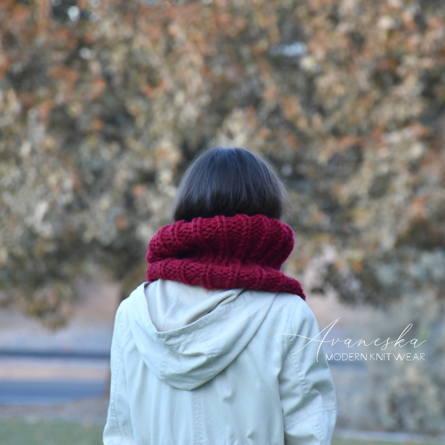 Knit Chunky Scarf | THE LONDON